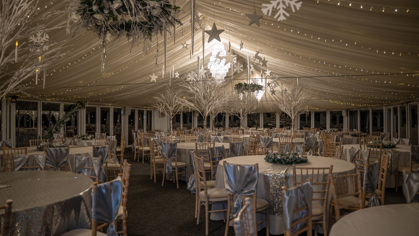 Christmas party night in The Arboretum