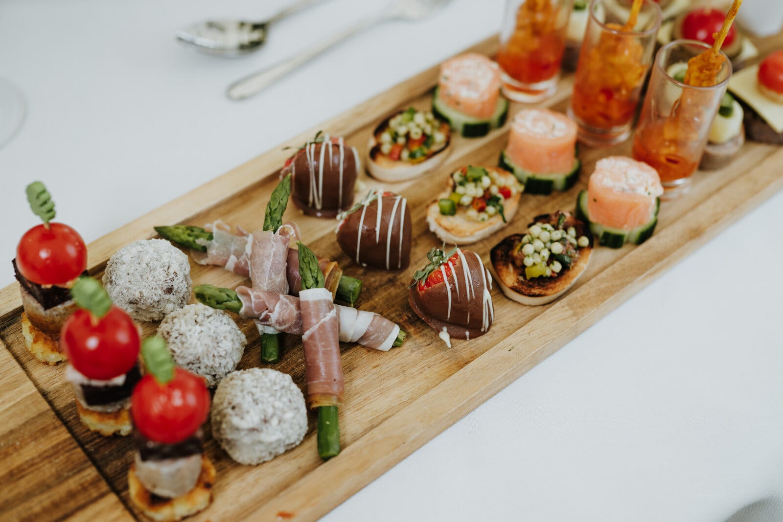A lavish grazing board, all cooked on site at The BarnYard