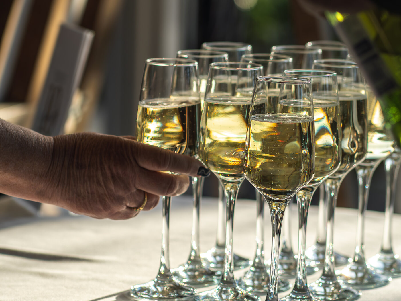 Sweet treats and a chilled glass of prosecco at The BarnYard