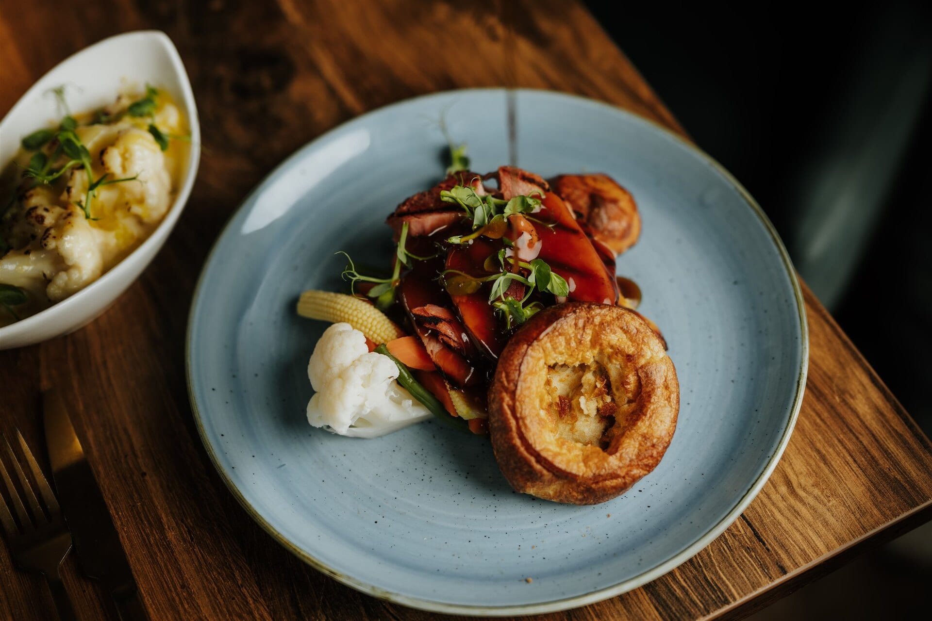 Sunday roast dinner at The BarnYard