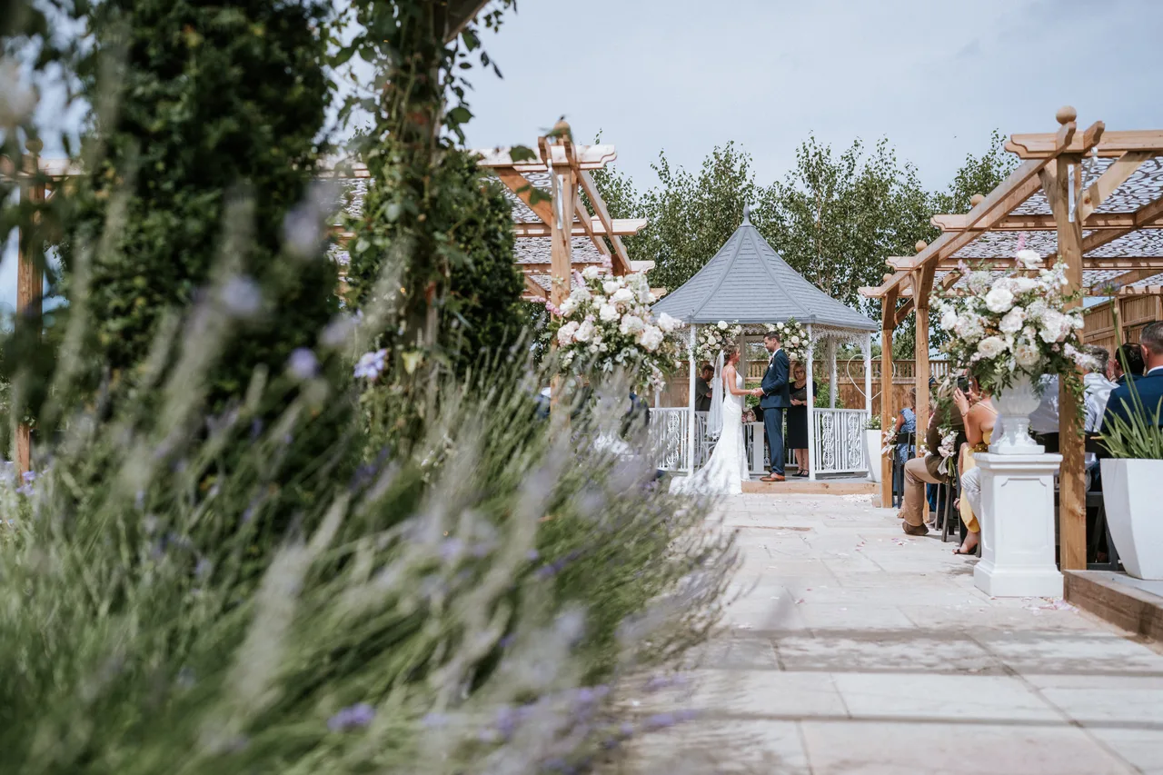 Lavender Walk Gazebo at The BarnYard