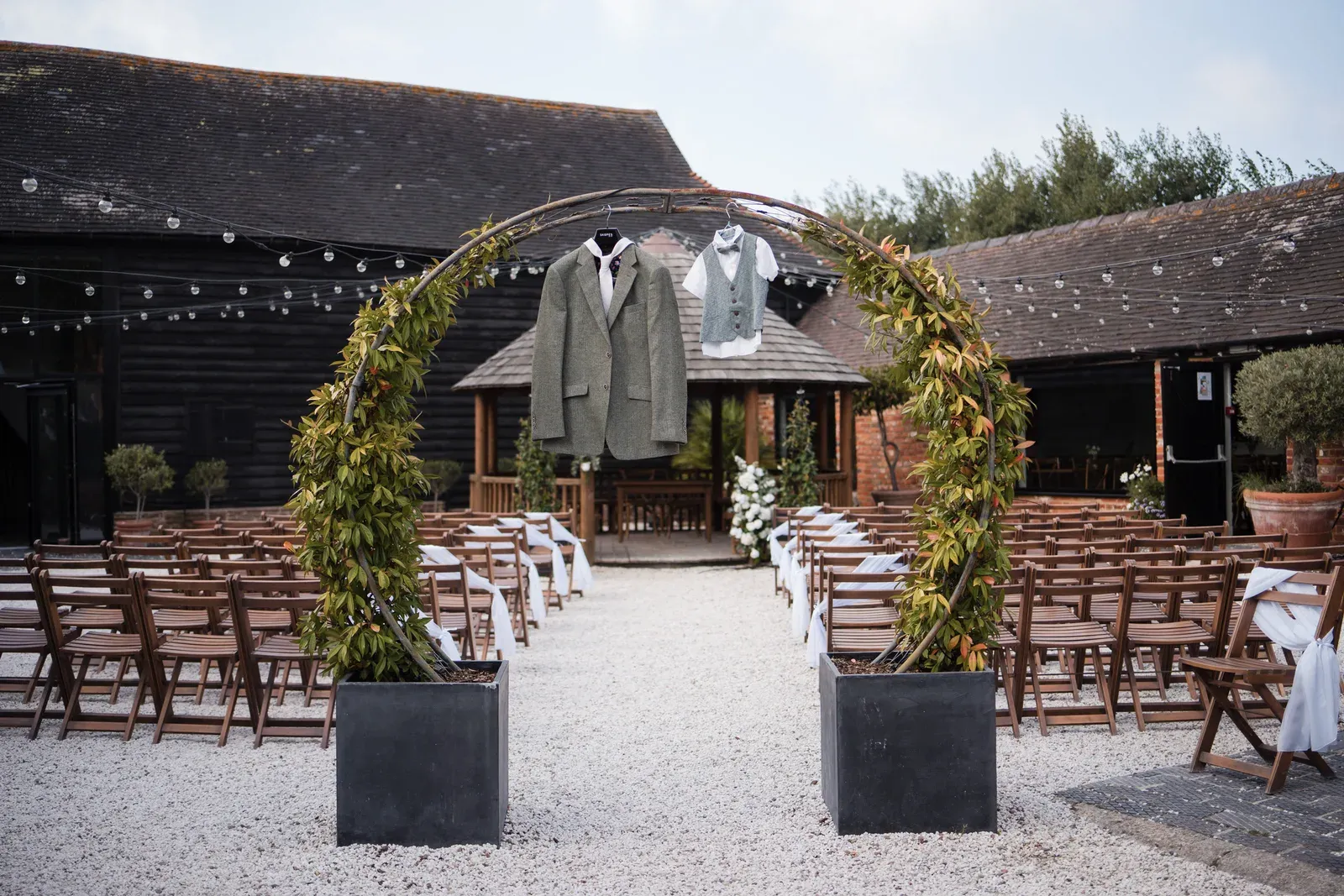 The Courtyard, ceremony at The BarnYard